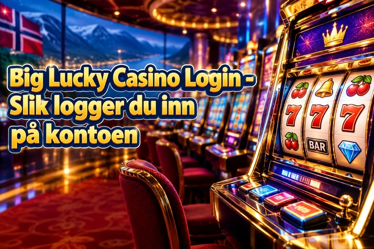 Big Lucky Casino Login - Slik logger du inn på kontoen