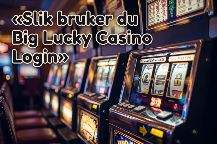 Slik bruker du Big Lucky Casino Login